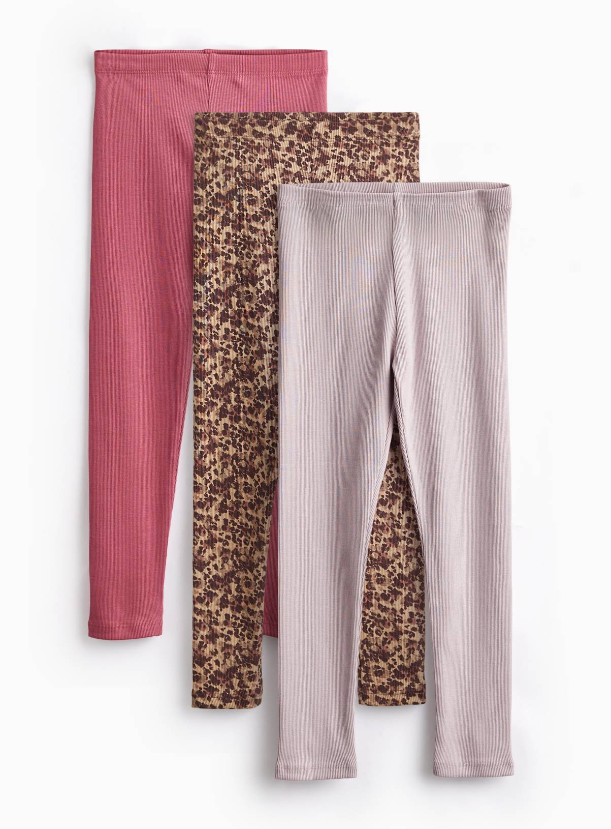 Animal Print Leggings 3 Pack 9 years - Image 1